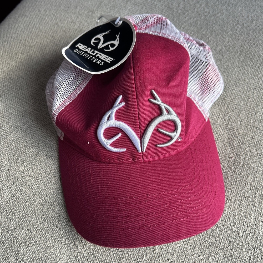 Realtreeโ Women's Trucker Ball Cap NWT Embroidered Antler Logo